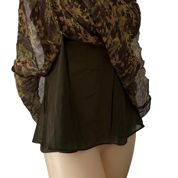 REBE Size 6 Boho Velvet Trim Camisole Tank - Picture 8 of 12